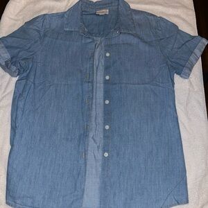 J. Jill Light Blue Denim Top XS